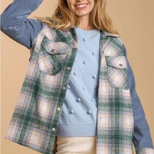 BRAND NEW Evermore Plaid Shacket